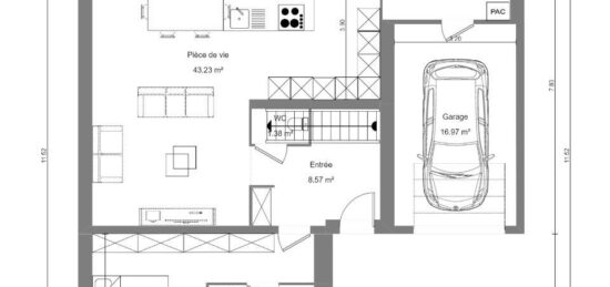 Maison neuve à , Nord