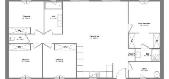 Maison neuve à Mosnes, Centre-Val de Loire