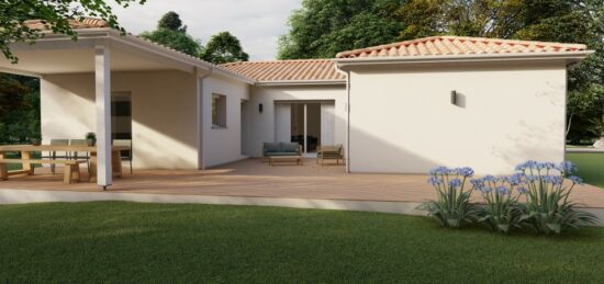 Maison neuve à Mios, Nouvelle-Aquitaine