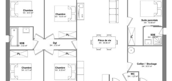 Maison neuve à Neuillé-Pont-Pierre, Centre-Val de Loire