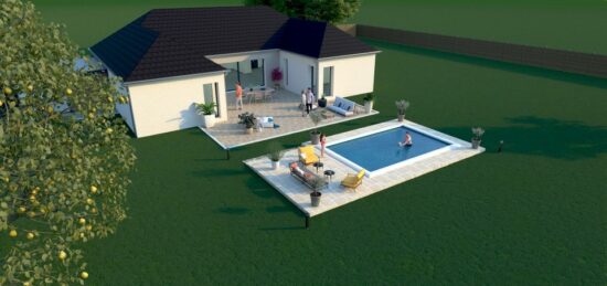 Maison neuve à Port-Mort, Normandie