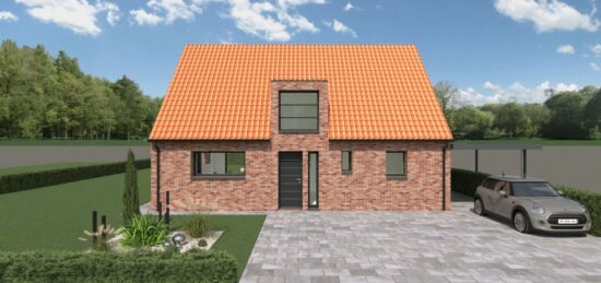 Maison neuve à , Nord