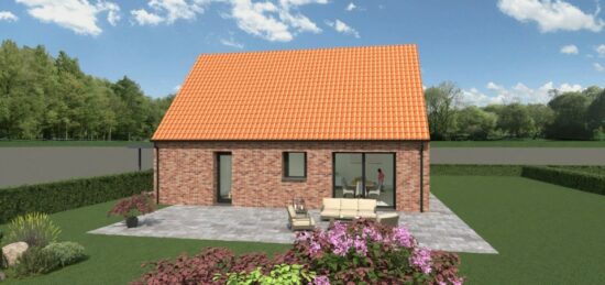 Maison neuve à , Nord