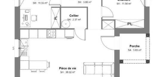 Maison neuve à , Var
