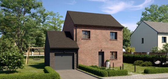 Maison neuve à Ostricourt, Hauts-de-France