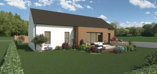 Maison neuve à Kerlaz, Bretagne