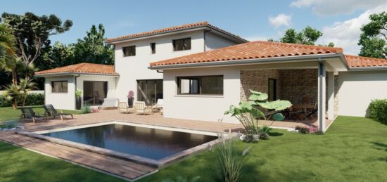 Maison neuve à Saint-Pierre-Lafeuille, Occitanie