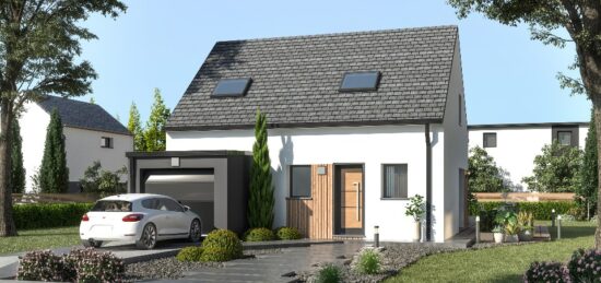 Maison neuve à Hirel, Bretagne