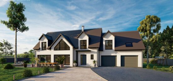 Maison neuve à Notre-Dame-du-Parc, Normandie