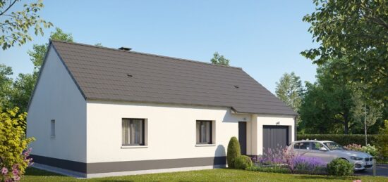 Maison neuve à Bouelles, Normandie