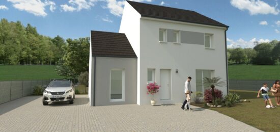 Maison neuve à Pîtres, Normandie