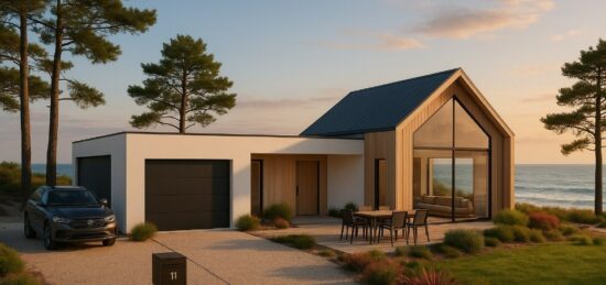 Maison neuve à Fréhel, Bretagne