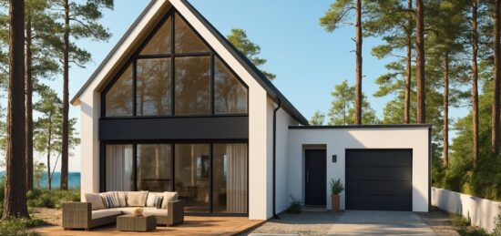 Maison neuve à Fréhel, Bretagne