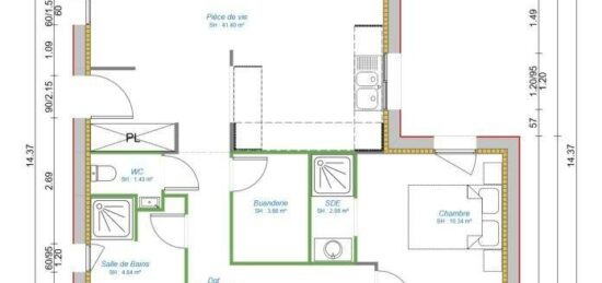 Maison neuve à , Calvados