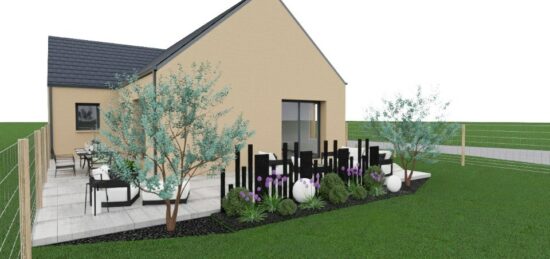 Maison neuve à Bourguébus, Normandie