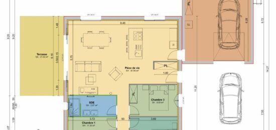 Maison neuve à , Hautes-Alpes