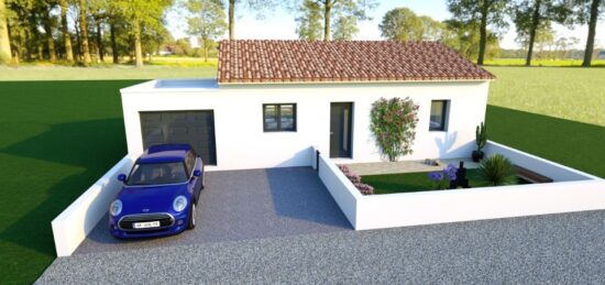 Maison neuve à Olonzac, Occitanie