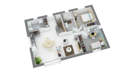 La Rochette Maison neuve - 2290417-4586modele8201910212ei77.jpeg Maisons France Confort