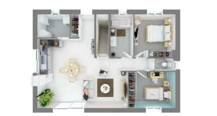 La Rochette Maison neuve - 2290417-4586modele720191021Gw2GB.jpeg Maisons France Confort