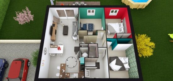 Maison neuve à , Hautes-Alpes