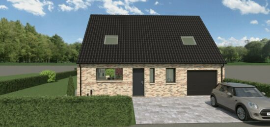 Maison neuve à Steenvoorde, Hauts-de-France