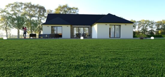 Maison neuve à Sainte-Honorine-des-Pertes, Normandie