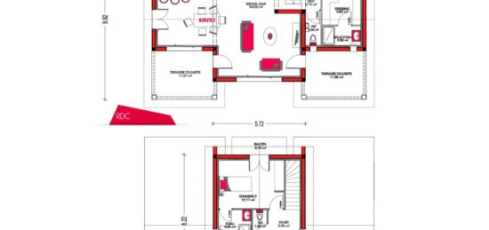 Maison neuve à , Landes