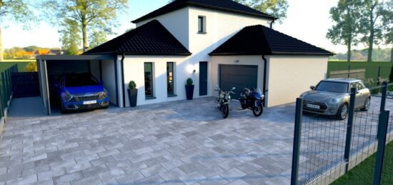 Maison neuve à Oignies, Hauts-de-France