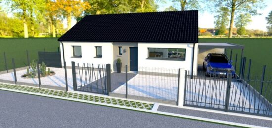 Maison neuve à Méricourt, Hauts-de-France