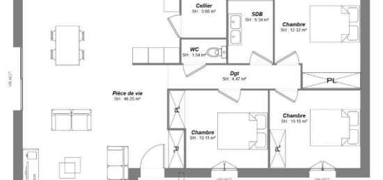 Maison neuve à Saint-Laurent-en-Gâtines, Centre-Val de Loire