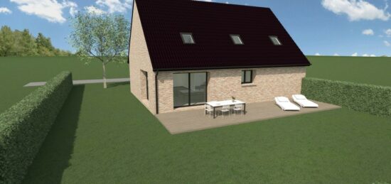 Maison neuve à , Nord