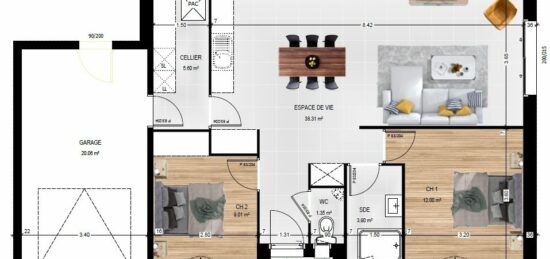 Maison neuve à , Maine-et-Loire