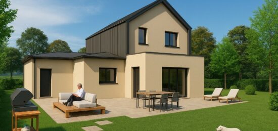 Maison neuve à Créhen, Bretagne