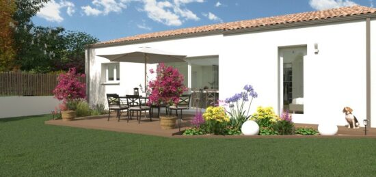 Maison neuve à Ballon, Nouvelle-Aquitaine