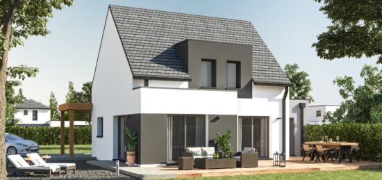 Maison neuve à Merlevenez, Bretagne