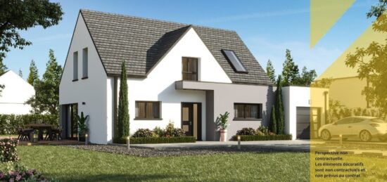 Maison neuve à Merlevenez, Bretagne