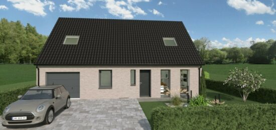 Maison neuve à Herzeele, Hauts-de-France