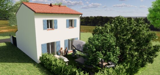 Maison neuve à Nailloux, Occitanie