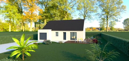 Maison neuve à Bavent, Normandie