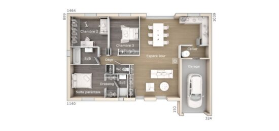 Maison neuve à , Hérault