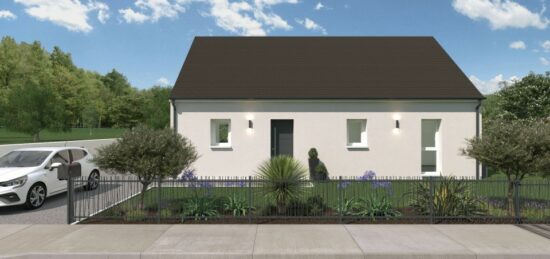Maison neuve à Saint-Georges-sur-Moulon, Centre-Val de Loire