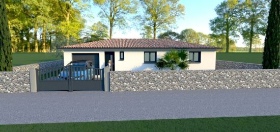 Maison neuve à Villalier, Languedoc-Roussillon