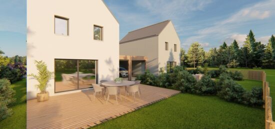 Maison neuve à Rennes, Bretagne