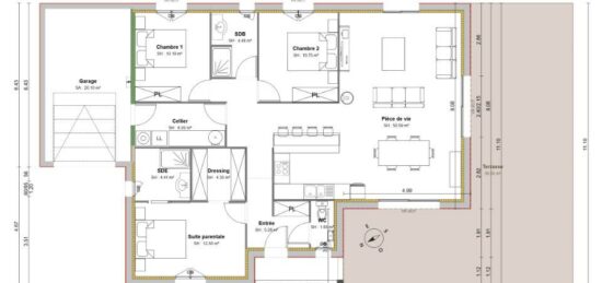 Maison neuve à , Calvados