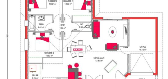 Maison neuve à , Gironde