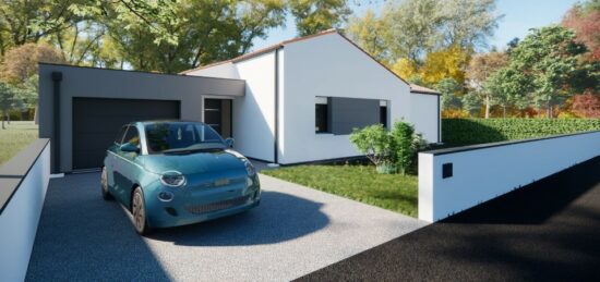 Maison neuve à Saint-Urbain, Pays de la Loire