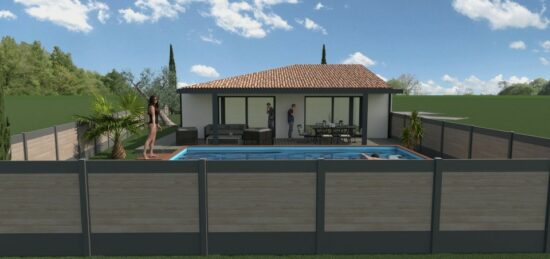 Maison neuve à La Palme, Occitanie