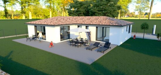 Maison neuve à Lavalette, Occitanie