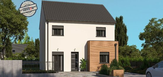Maison neuve à Bois-l'Évêque, Normandie