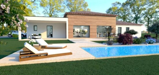 Maison neuve à Courry, Occitanie